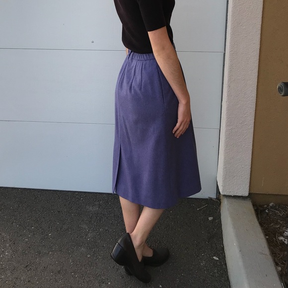 Pendleton 100% virgin wool pencil skirt sz 4 - Picture 3 of 6